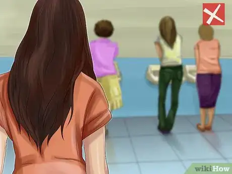 Image titled Get Ready in a Public Bathroom Step 2