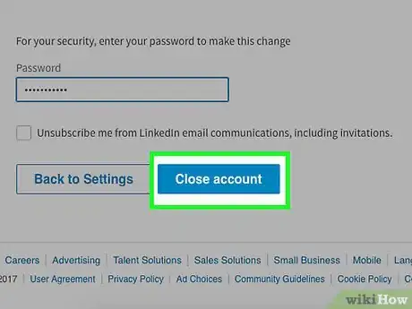 Image titled Delete a LinkedIn Account Step 8