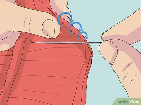 Image titled Add a Ruffle Edge to Blankets Step 11