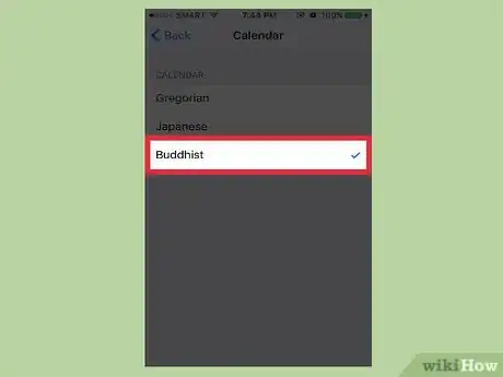 Image titled Set an iPhone to Use the Buddhist Calendar Step 5