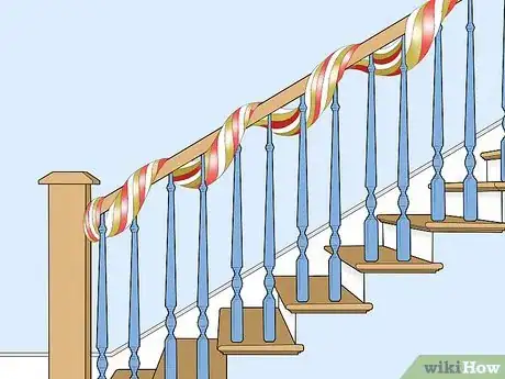 Image titled Decorate Stairs for Christmas Step 5