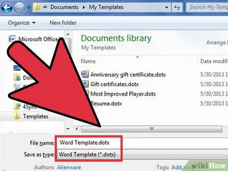 Image titled Create a Template in Microsoft Word 2007 Step 5