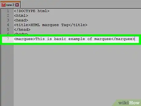 Image titled Make Text Blink in HTML Step 2