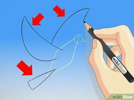 Image titled Draw a Dove Step 3