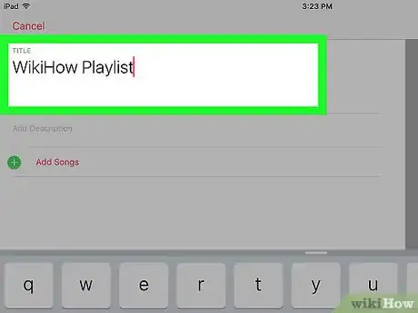 Image titled Create a Music Playlist on an iPad Step 5