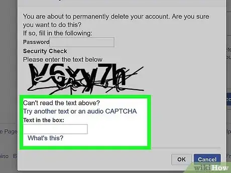 Image titled Permanently Delete a Facebook Account Step 4