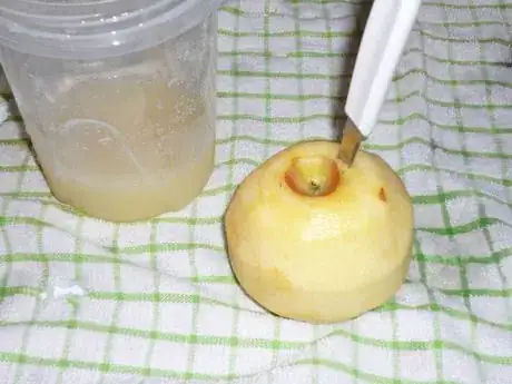 Image titled Cut out the core.