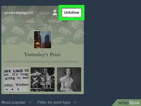 Image titled Unfollow Someone on Tumblr Step 5
