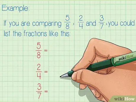 Image titled Compare and Order Fractions Step 1