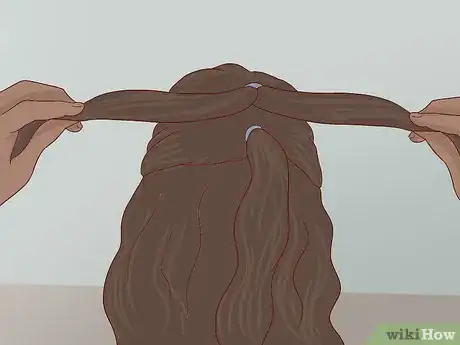 Image titled Make a Half‐Up Fishtail Ponytail Step 15