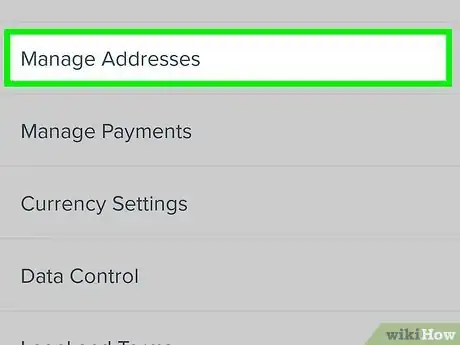 Image titled Change Your Shipping Address on the Wish App Step 4