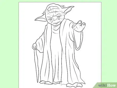 Image titled Draw Yoda from Star Wars Step 6