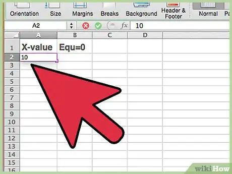 Image titled Solve a Quadratic Equation Using the Goal Seek Feature on Microsoft Excel Step 6