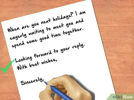 Image titled End a Letter Sincerely Step 2