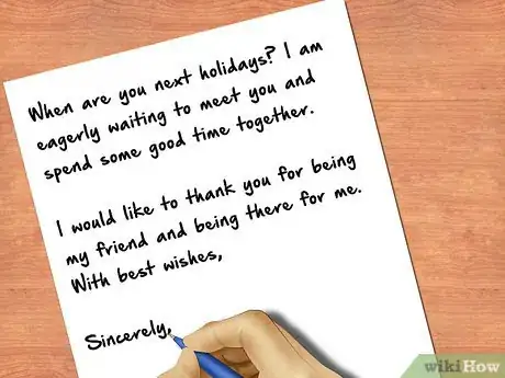 Image titled End a Letter Sincerely Step 1