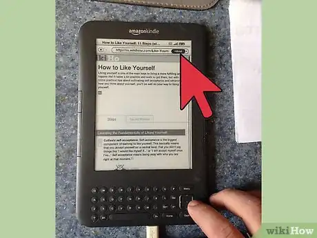 Image titled Use the Experimental (Web) Browser on a Kindle Keyboard Step 4