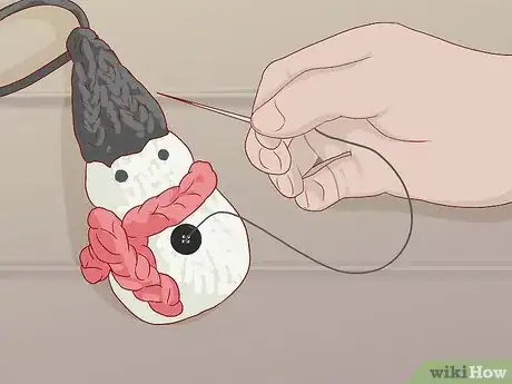 Image titled Knit Snowman Ornaments Step 27