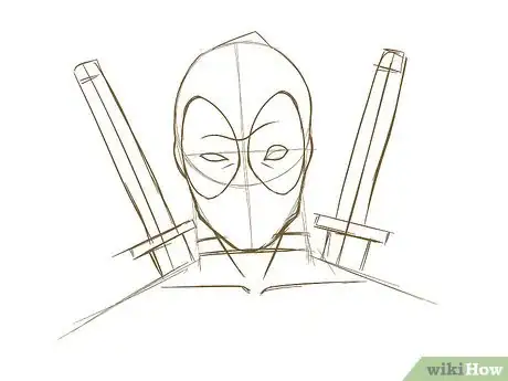 Image titled Draw Deadpool Step 14