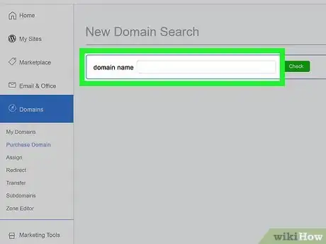Image titled Get a Bluehost Domain Step 4