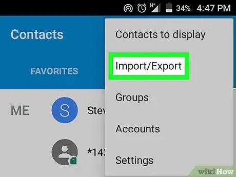 Image titled Export Contacts on Android Step 4