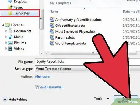 Image titled Create a Template in Microsoft Word 2007 Step 7