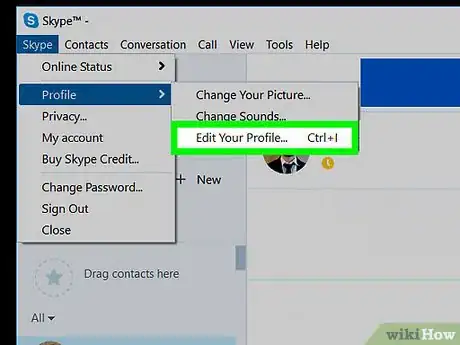 Image titled Hide Your Birthday on Skype on PC or Mac Step 4