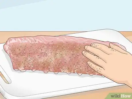 Image titled Smoke Baby Back Ribs Using the 2 1 1 Method Step 3