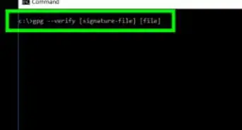 Verify a GPG Signature