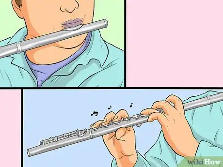 Image titled Play a Flute with Braces Step 5