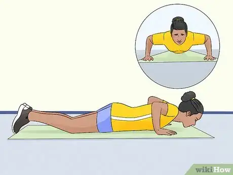 Image titled Do Kneeling Push‐Ups Step 1