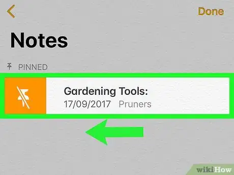 Image titled Pin Notes on iPhone or iPad Step 3