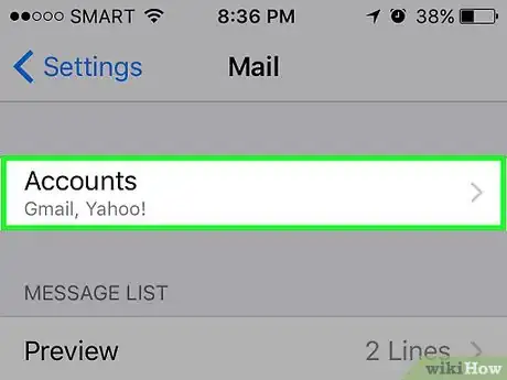 Image titled Use SSL for a Mail App Email Account on an iPhone Step 3