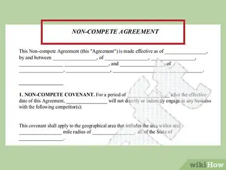 Image titled Draft an Employee Noncompete Agreement Step 4