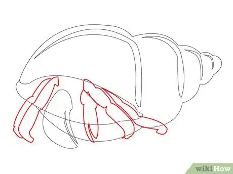 Image titled Draw a Hermit Crab Step 5