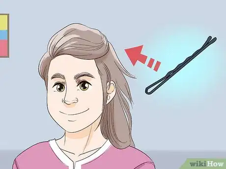 Image titled Style Bangs While Growing Them Out Step 1