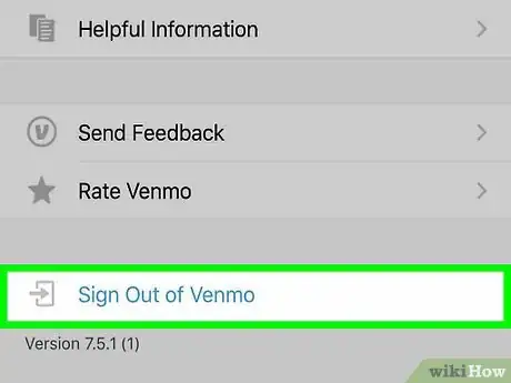 Image titled Sign Out of Venmo on iPhone or iPad Step 4