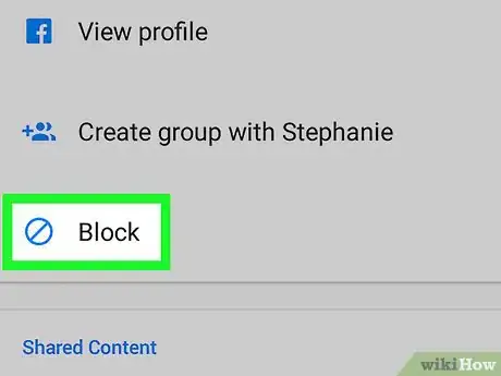 Image titled Block a Contact in Facebook Messenger on Android Step 4