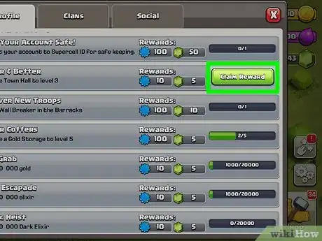 Image titled Is It Possible to Get Free Gems in COC Step 9