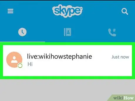 Image titled Delete Conversations on Skype on Android Step 2