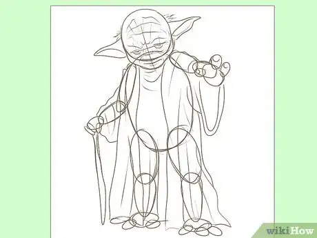 Image titled Draw Yoda from Star Wars Step 5
