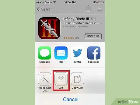 Image titled Share Apps Using an iPhone Step 11