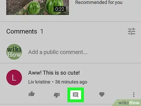 Image titled Reply to Comments on YouTube on Android Step 6