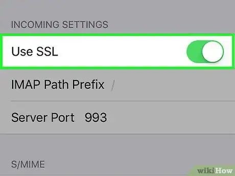 Image titled Use SSL for a Mail App Email Account on an iPhone Step 7