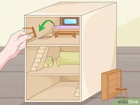 Image titled Make a Doll House Into a Hamster Cage Step 3