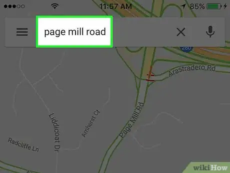 Image titled See Traffic Patterns on Google Maps on an iPhone Step 6