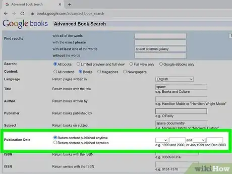 Image titled Do an Advanced Search on Google Books Step 9