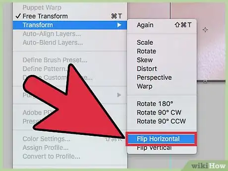 Image titled Create a Mirror Effect in Adobe Photoshop Step 22