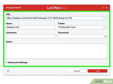 Image titled Import Passwords Into LastPass on PC or Mac Step 13