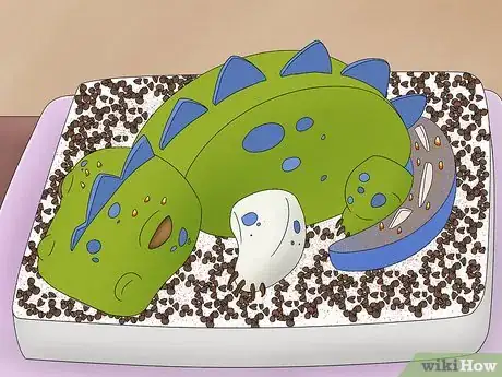 Image titled Make a 3D Dinosaur Birthday Cake Step 15