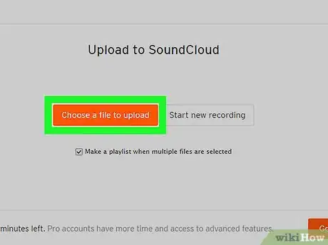 Image titled Upload a Song on Soundcloud on a PC or Mac Step 3